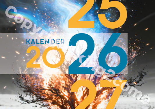 Ich bin der Ich bin - Monatskalender 2026