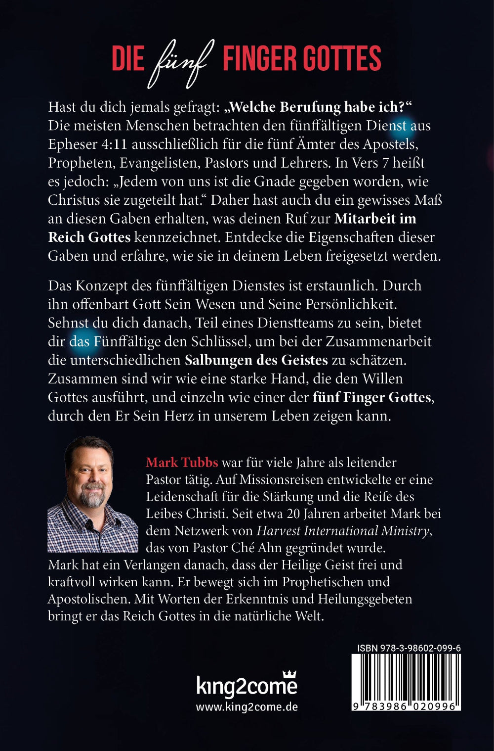 Die fünf Finger Gottes (Mark Tubbs)